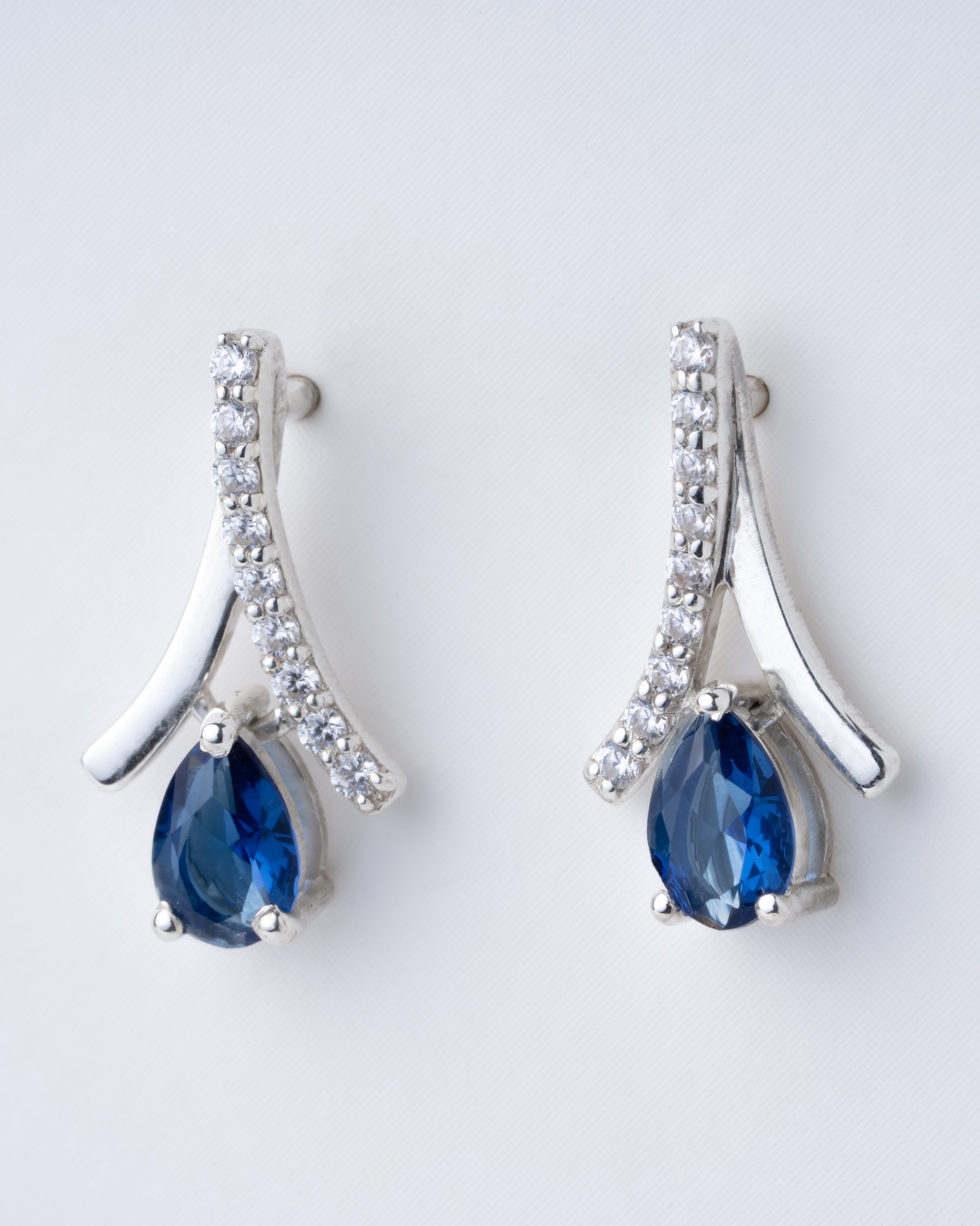 silver pearl earrings, silver designer earrings