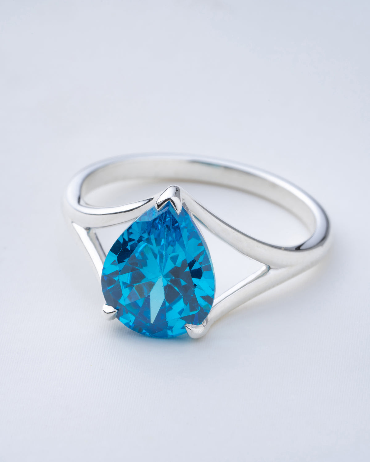 sterling silver ring, Aquamarine jewelry