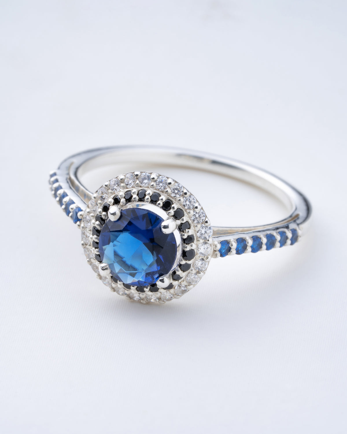 Sapphire Blue Stone Ring 