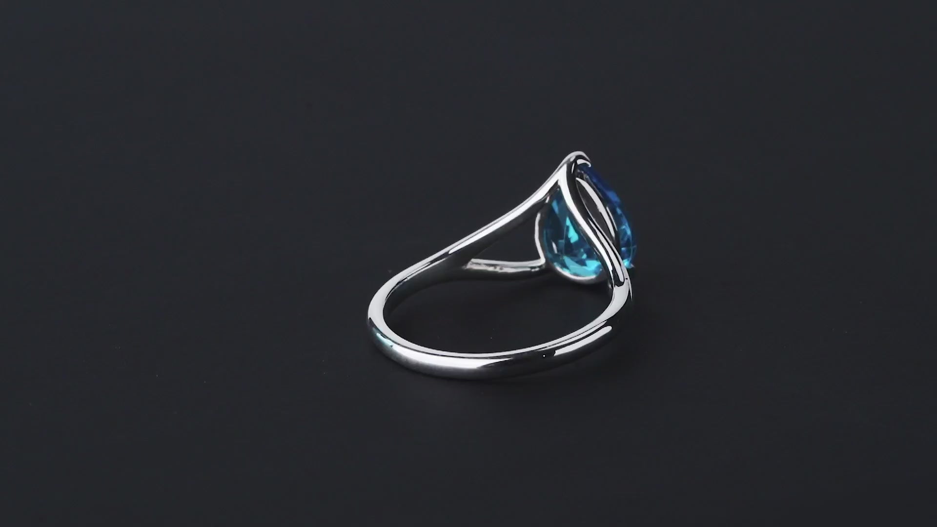 sterling silver ring, Aquamarine jewelry